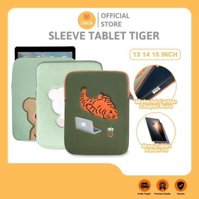 TERLARIS TERLARIS ADVAN TAB VX LITE 10.4 SLEEVE BAG TAS POUCH SARUNG TABLET IPAD LAPTOP MACBOOK 12