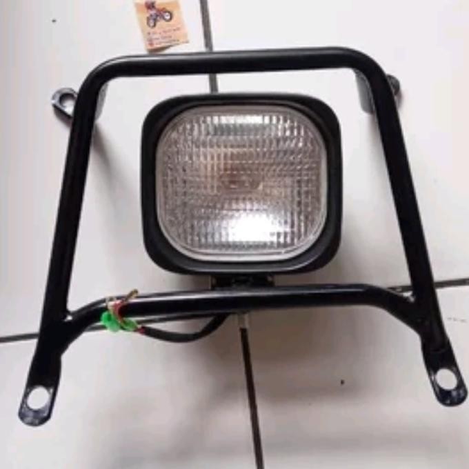 Lampu depan Suzuki Ts125 variasi kotak Lampu vintage trail Lampu depan vintage trail Lampu Suzuki Ts