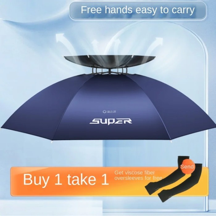 Topi Payung Pancing Topi Payung Terpasang Di Kepala Payung Atas Lipat Tabir Surya Payung Topi Hujan