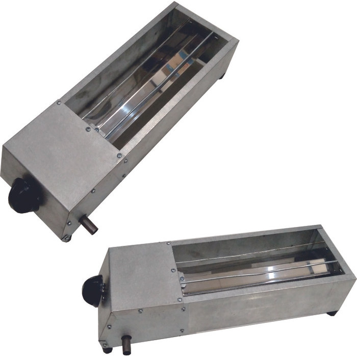 Pemanggang panggangan sate gas / bakaran sate gas / griller 26cm plat terbaru anti panas