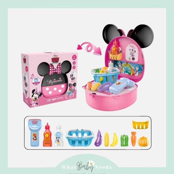 Sale Mainan Tas Mickey Minnie Mouse And Frozen / Mainan Tas Selempang Anak