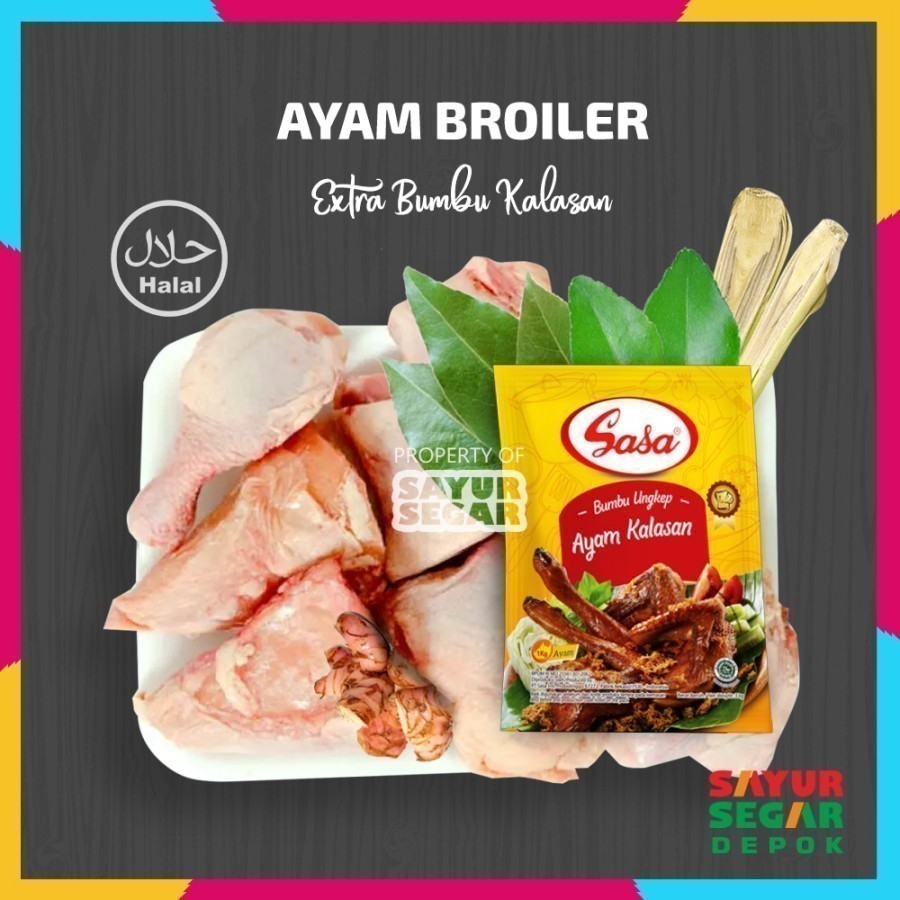 

Ayam Broiler Extra Bumbu Ungkep Ayam Kalasan Halal