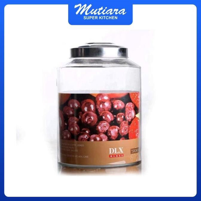 Grosir Toples Asinan Toples Kerupuk Toples Kaca Jumbo Dlx 15L