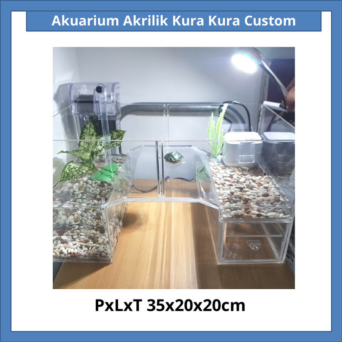 Akuarium Akrilik Kura Kura Custom