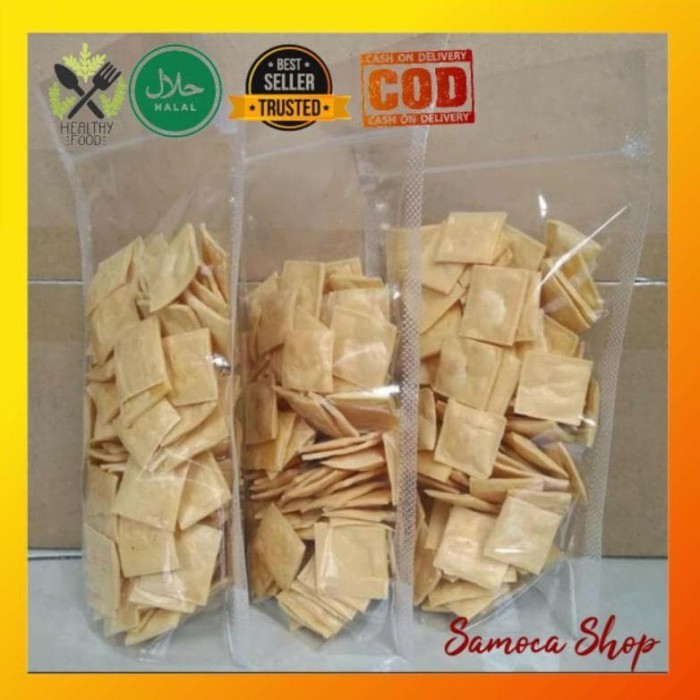 

TERBATAS Keripik Keju Chips Panggang Renyah Cemilan Sehat Diet Keto DEBM