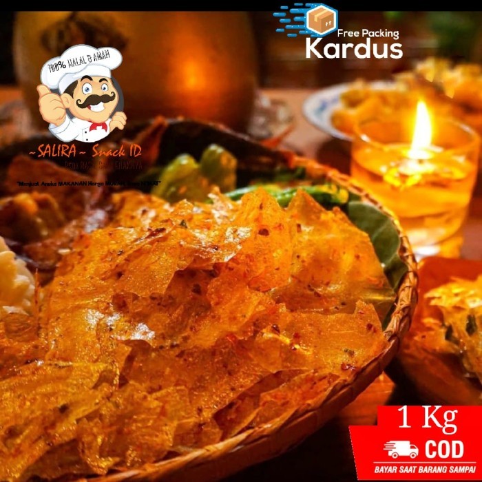 

NEW [1Kg] KERIPIK KACA SUPER PEDAS / KECIMPRING / JAJANAN KHAS DAERAH