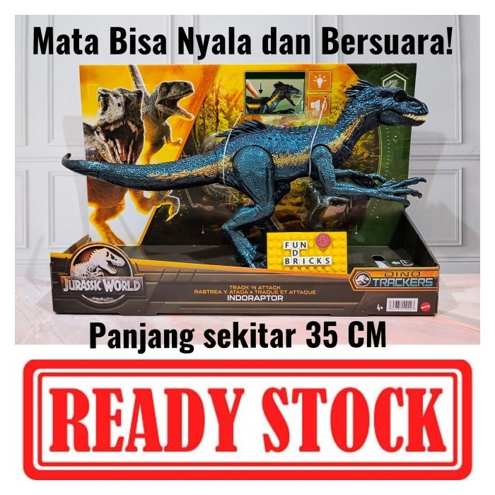 Mattel Jurassic World Dino Track N Attack Indoraptor