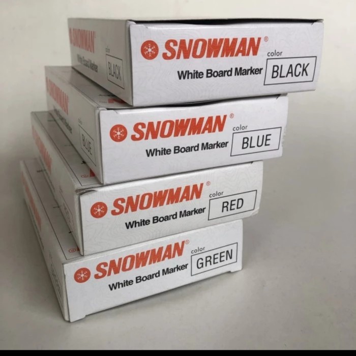 

SPIDOL SNOWMAN WHITEBOARD 1 LUSIN HARGA PROMO !!!