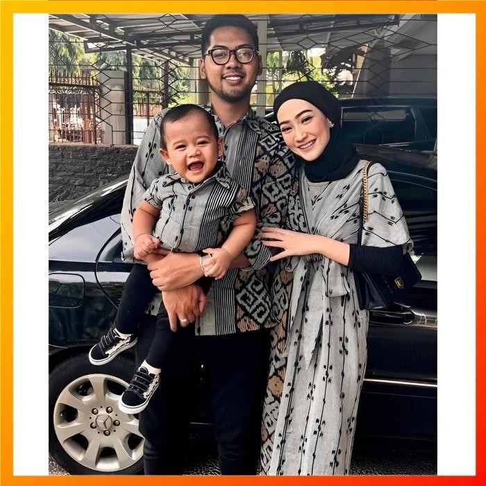 Set Couple Baju Pasangan Keluarga Batik Kain Etnik Panjang Sarimbit Pesta Dress Tenun Wanita