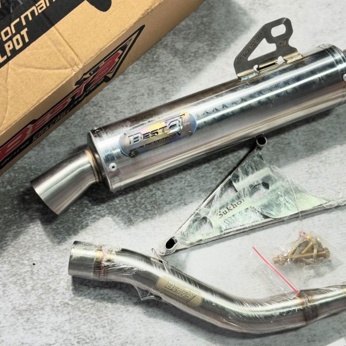Knalpot Best3 Sukhoi Titanium Vespa Sprint Primavera S Lx
