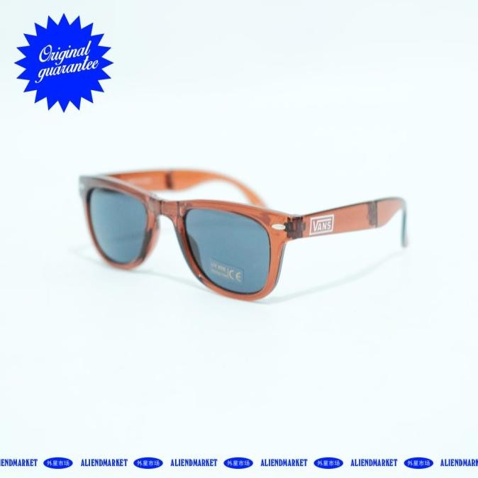 Kacamata Vans Sunglasses Foldable Spicoli Shades Brown Original