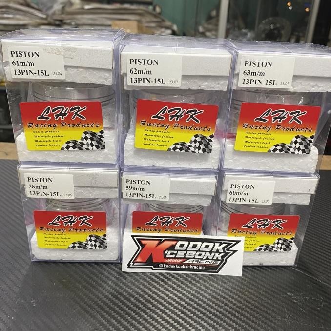 Seher/Piston LHK Pin 13 Ukuran 58,59,60,61,62,63 Original LHK THAILAND