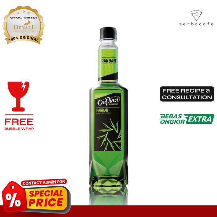 

Davinci Syrup Pandan (750 ml)
