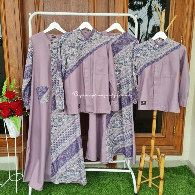 Hot Promo!, Gamis Koko Batik Couple By Riyani Koko Rpia Batik Gamis Wanita