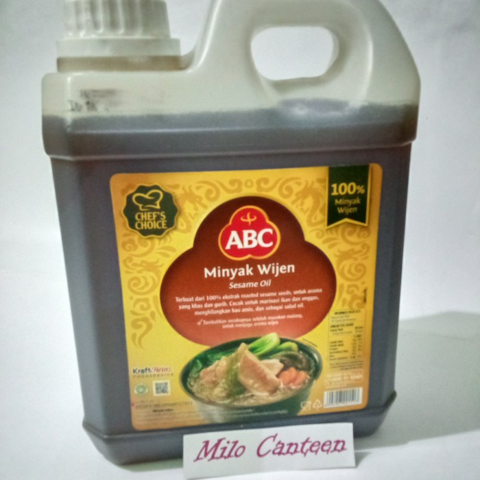 

ABC Minyak Wijen Jerigen 1 liter new sesame oil recommended product