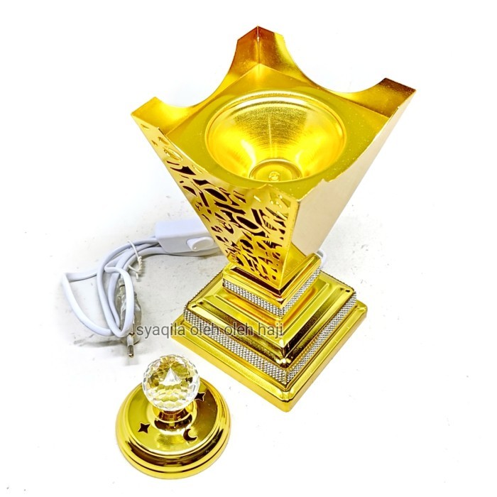 Mabkhara Listrik Gold Tempat Bakar Buhur Listrik Prapen Eletrik