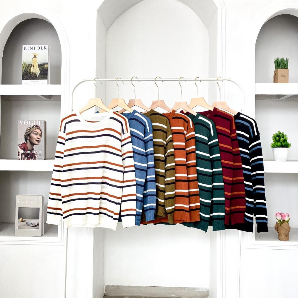 WENDY BLOUSE SWEATER Sweater Rajut Wanita Murmer