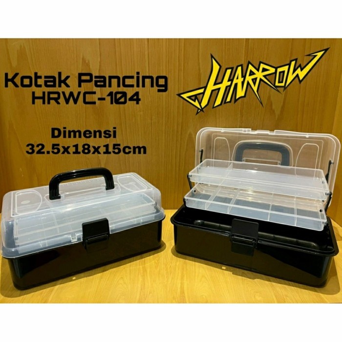 BEBAS ONGKIR - Kotak / Box Pancing Harrow HRWC - 104