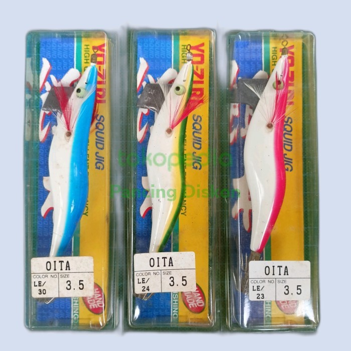 TERMURAH - Umpan Cumi Yozuri Oita Squid Jig 3.5 Handmade Jepang