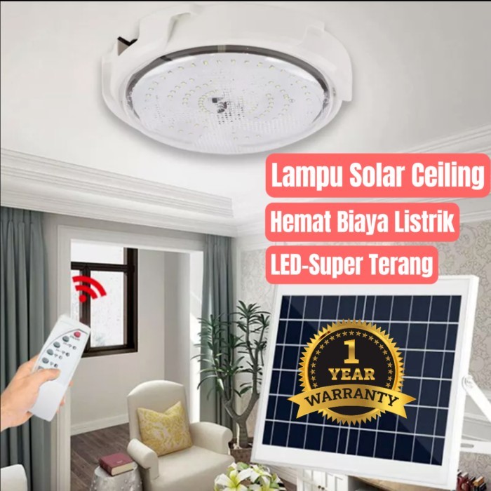 Lampu Ceiling Plafon LED Solar Lampu Teras Plafon Lampu Tenaga Surya