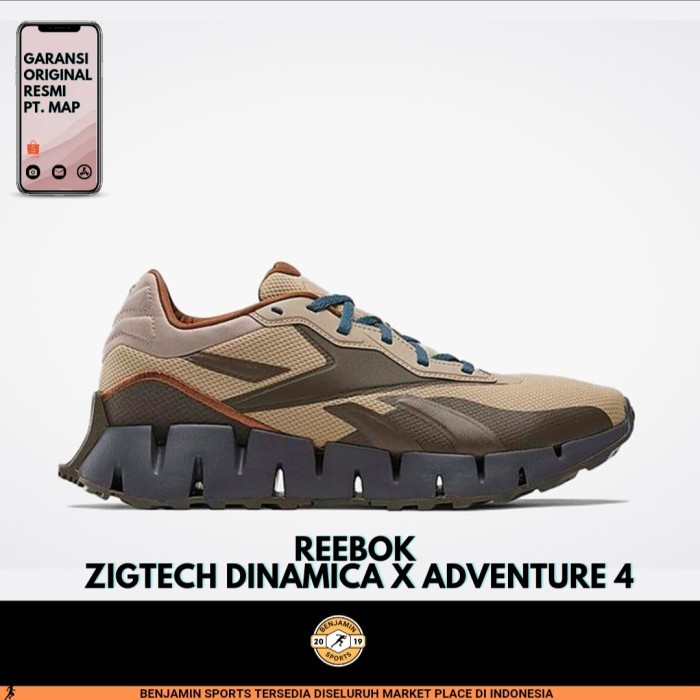 REEBOK ZIG DYNAMICA X ADVENTURE SEPATU LARI TRAIL PRIA ORIGINAL