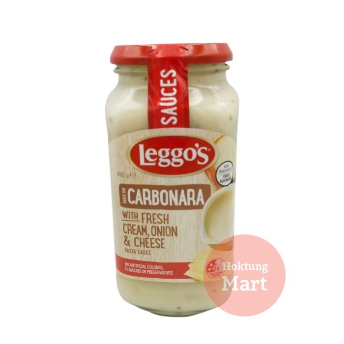 

TERLARIS! Leggos Carbonara Pasta Sauce Cheese/Bumbu carbonara 490gr