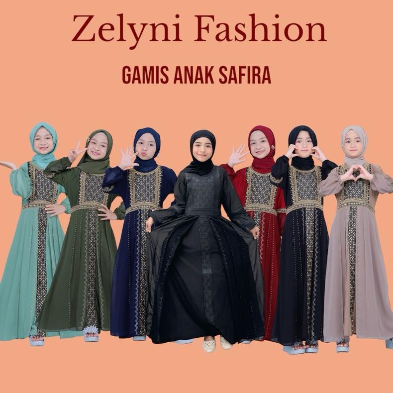 HK GAMIS TURKEY ANAK SAFIRA ANAK ABAYA TURKI ANAK TERBARU ANAK COUPLE IBU DAN ANAK TERLARIS