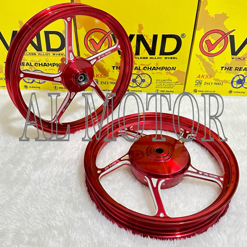 Velg AK55 Ring 14 Mio Sporty Karbu / Mio J GT / Fino Karbu / Soul Karbu / Xride 115 / Fino 115 /