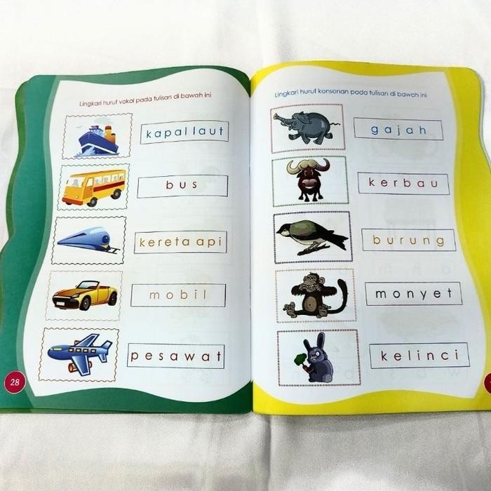 

Buku Belajar Menulis Huruf, Alfabet Dan Hijaiyah Untuk Tk Dan Paud