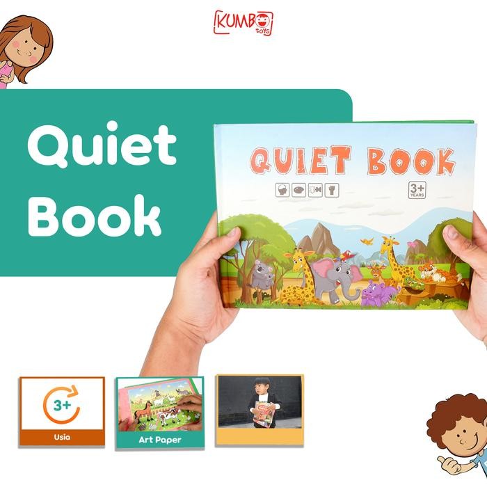 

Buku Edukasi Anak Quiet Book Busy Book Pengetahuan Anak