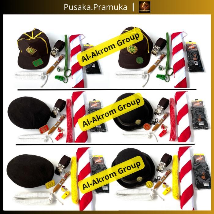 

1 Set Perlengkapan Atribut Pramuka Lengkap Untuk Siaga, Penggalang, Dan Penegak