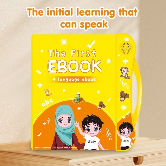 

Buku Edukasi Anak Interaktif: Baca, Dengar, Dan Belajar Dalam 4 Bahasa