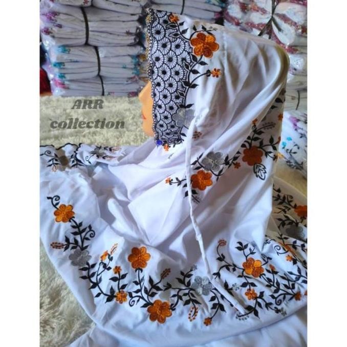 Terjangkau Mukena Terusan Putih Remaja Dewasa Santri Khas Kudus