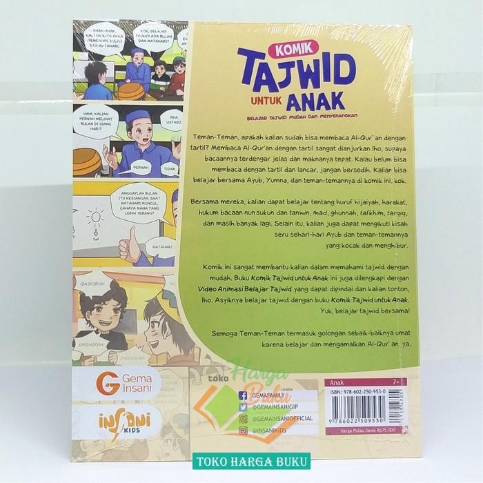 

Komik Tajwid Untuk Anak Dilengkapi Video Animasi Belajar Tajwid Komik Anak Islam Penerbit Gema