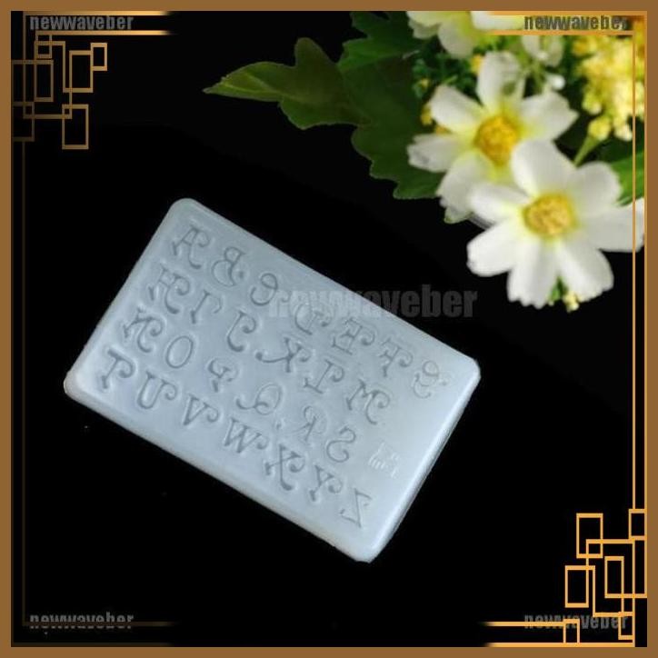 

[WMG] CETAKAN RESIN DIY BAHAN SILIKON BENTUK HURUF ABJAD MOULDING