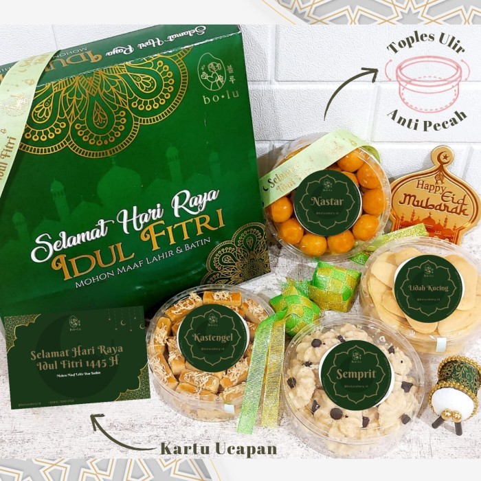 

New! HAMPERS LEBARAN/IDUL FITRI/NATAL/IMLEK ISI 4 TOPLES - PREMIUM Idul Fitri