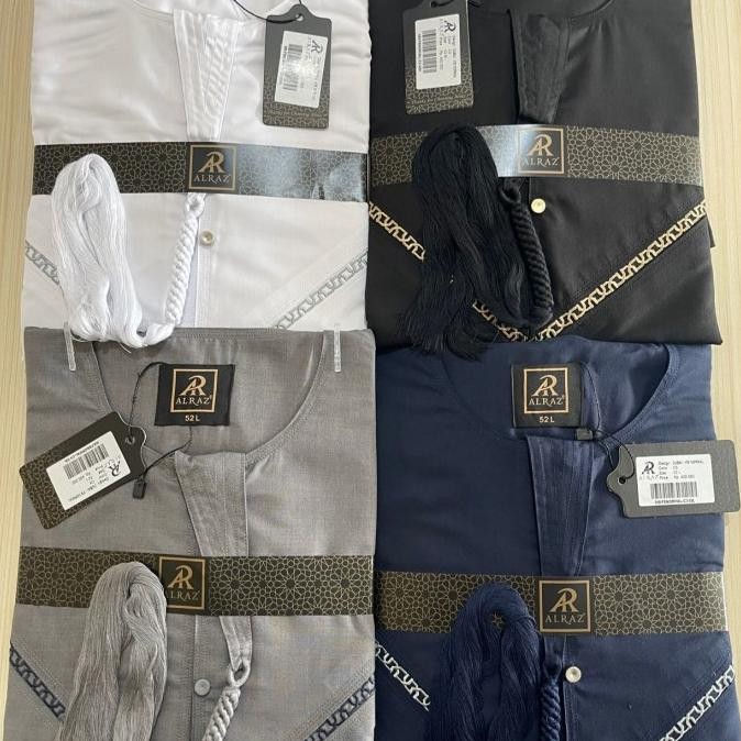 New Trend, Gamis/Jubah Alraz Omani Premium/Kera Oblong/Model Ikaf/Haramain