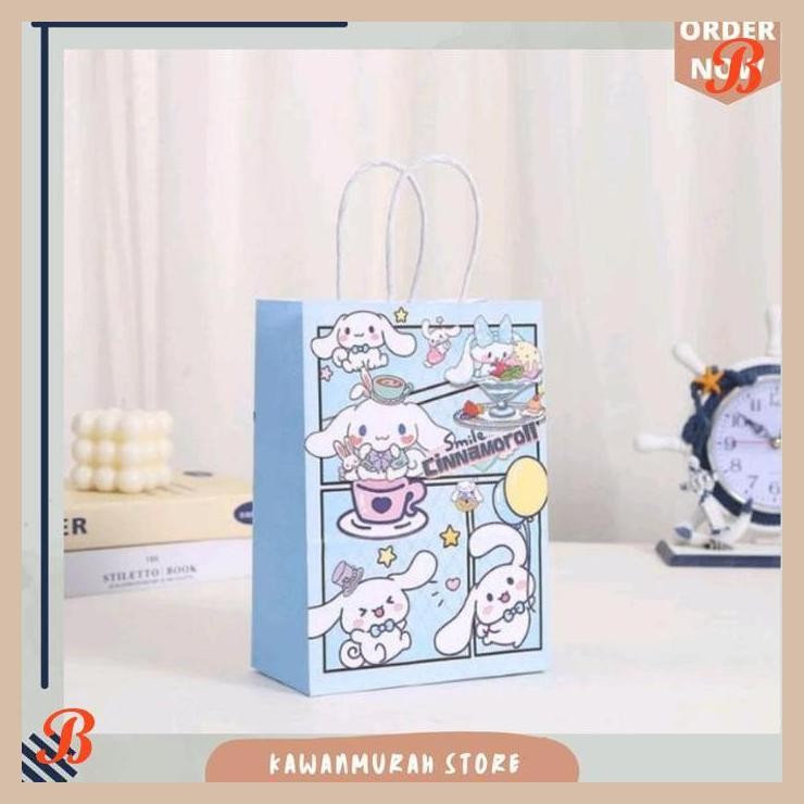 | KK | PAPER BAG ULANG TAHUN ANAK KUROMI MELODY / GOODIE BAG SANRIO