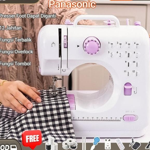 

E.Home Mein Jahit Ni Portable 705A 12 Jeni Pola Jahitan Lampu Malam Rapi Ooh