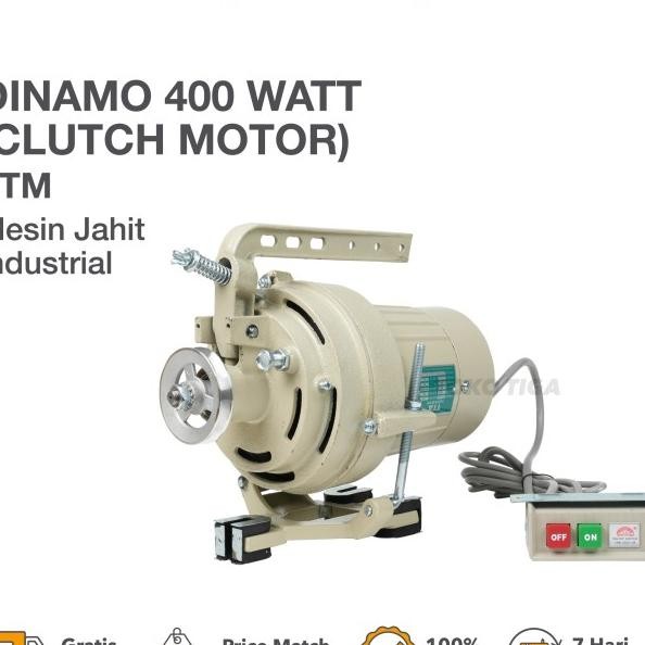 

Dinamo Mein Jahit Indutrial 400 Watt Ttm Clutch Motor