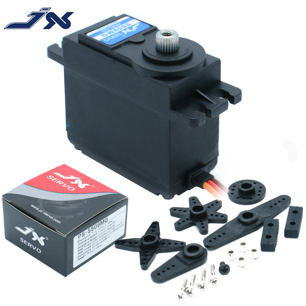 SMOON JX PS-5509MG 4.8-6.0V 9.35kg Metal Gear Analog Core Servo JR Plug Dual Ball Bearings For RC Ca