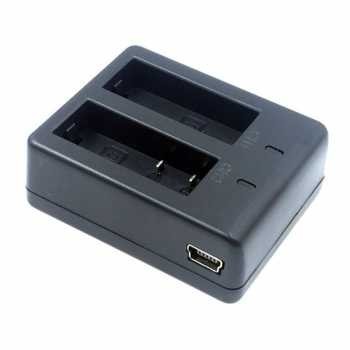 Tebaru 2Pcs Baterai + Charger Batre EKEN H9R SJCAM H3R H8Pro SJ4000 H8 PG1050 Berkualitas
