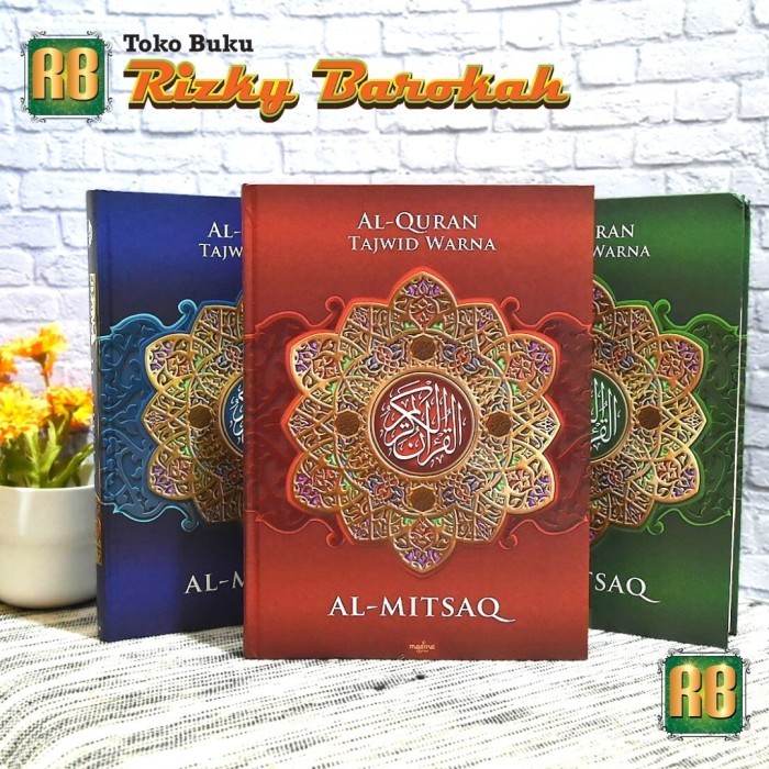 Al Quran A4 Al Mitsaq Tajwid Warna - Al Quran Non Terjemah