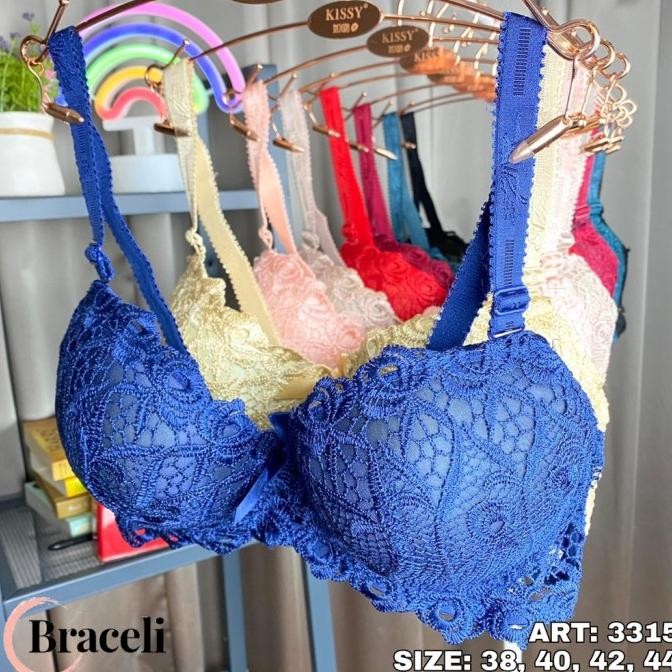 BRA Jumbo Kawat Busa Tebal | Push Up Bra Braceli Art 3315 BPS