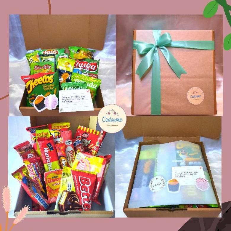 

VIRAL Ready Hampers snack / hampers snack ulang tahun / giftbox snack / Snackbox / Kado Wisuda / Kado Sidang / kado ulang tahun d-7