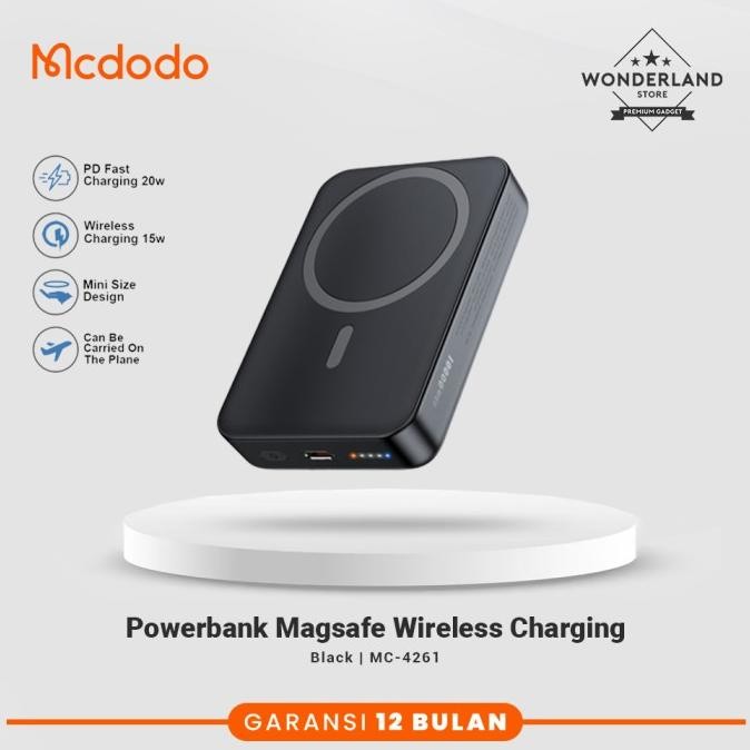 Sale Mcdodo Pb Magsafe Magnetic Powerbank Wireless 20W Fast Charging Pd
