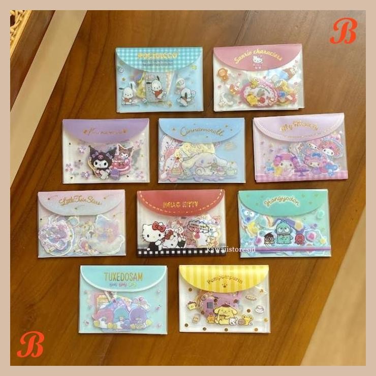 

| KK | STIKER POUCH PVC DOMPET SANRIO LUCU KARAKTER SANRIO KUROMI LUCU UNIK