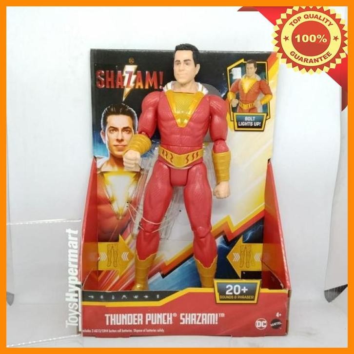 

[THM] ORIGINAL SHAZAM THUNDER PUNCH 12 INCH DC COMICS MATTEL
