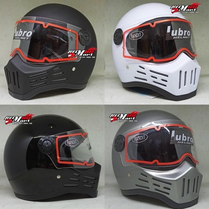 TERBARU - LUBRO Bandit M30 Visor - Helm Cakil Bandit (FREE BUSA PIPI CHEEKPAD)