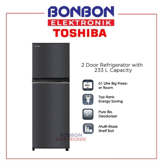 Murah Toshiba Kulkas 2 Pintu Grb28Is / Gr-B28Is / Gr-B 28 Is Inverter